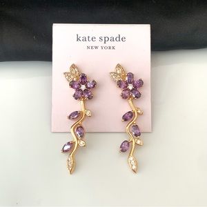 Kate Spade flower pendant earrings
